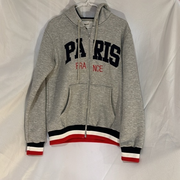 O'PAristyle Gray Women's Zip up Hoodie Size Small - Picture 8 of 12